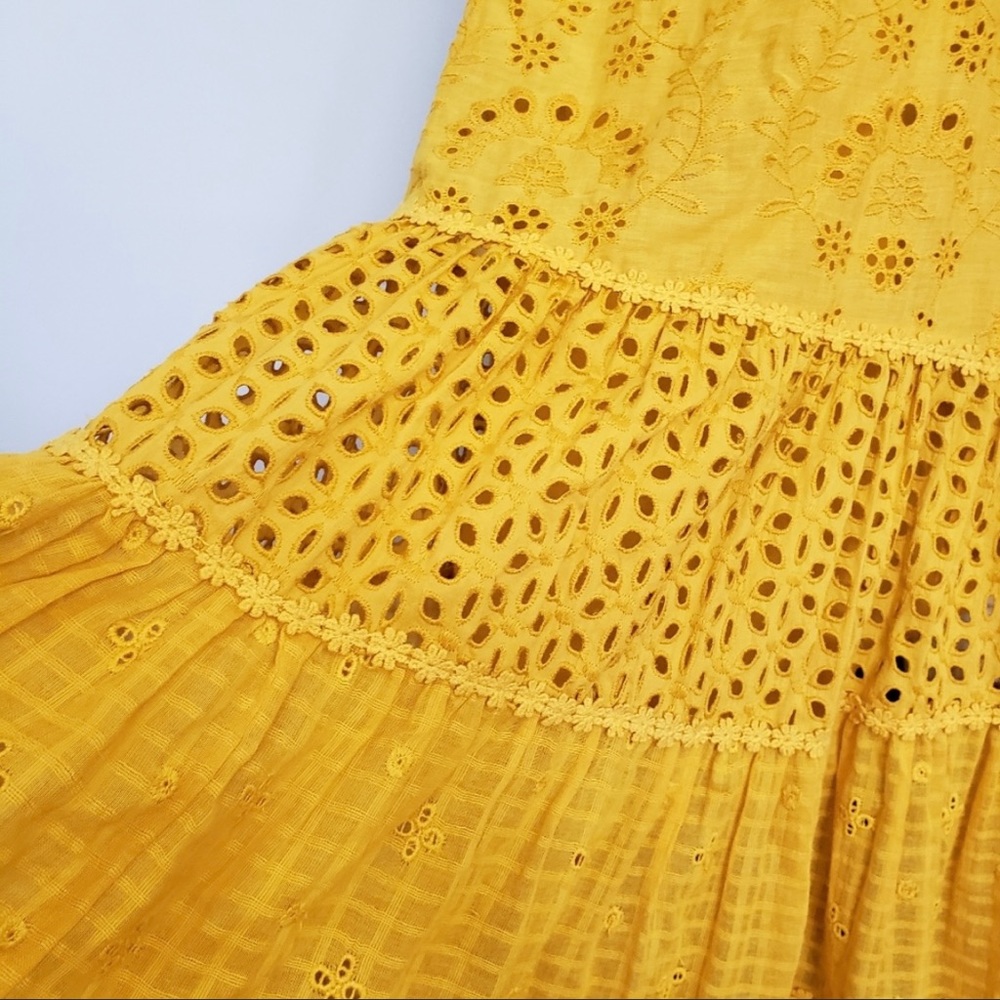 Anthropologie Payal Jain Fallon Dress yellow - Picture 4 of 11
